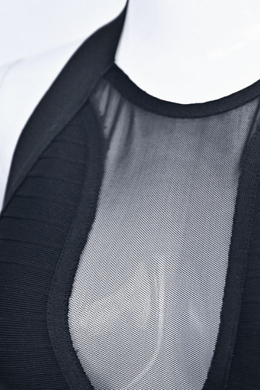 Remi Bandage Mini Dress - Classic Black - Image 8