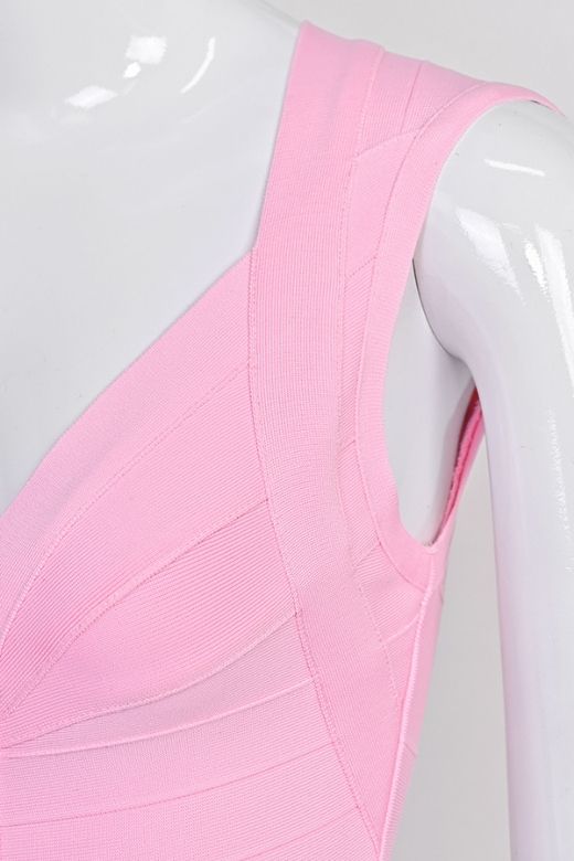 Sabrina Bandage Mini Dress - Dusty Pink - Image 12