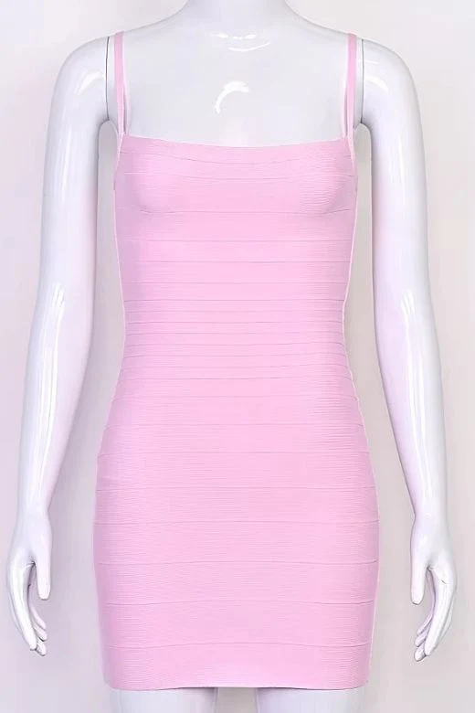 Scarlett Bandage Mini Dress - Red Wine - Image 9