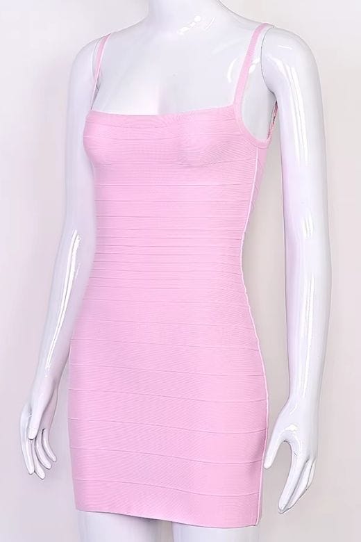 Scarlett Bandage Mini Dress - Red Wine - Image 7