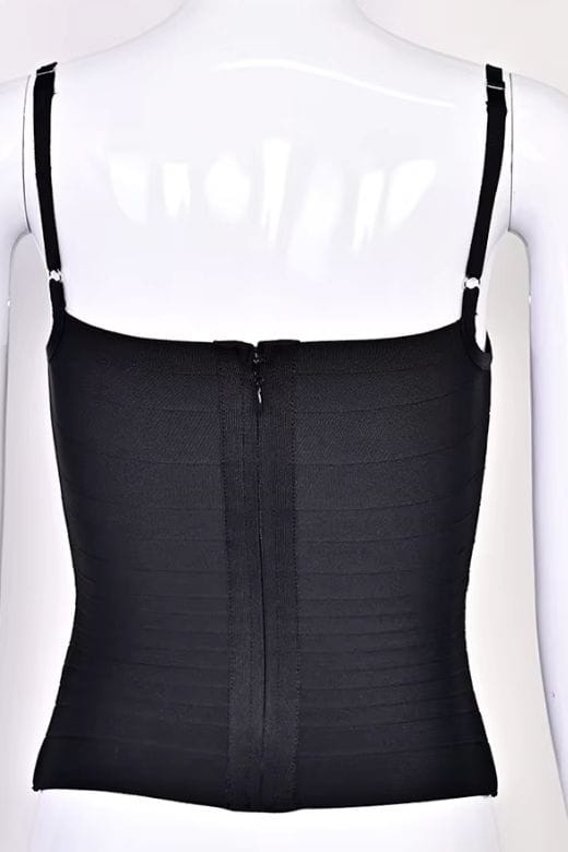 Scarlett Bandage Tank Top - Classic Black - Image 8