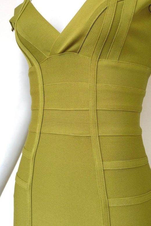 Sia Bandage Dress - Olive Green - Image 8
