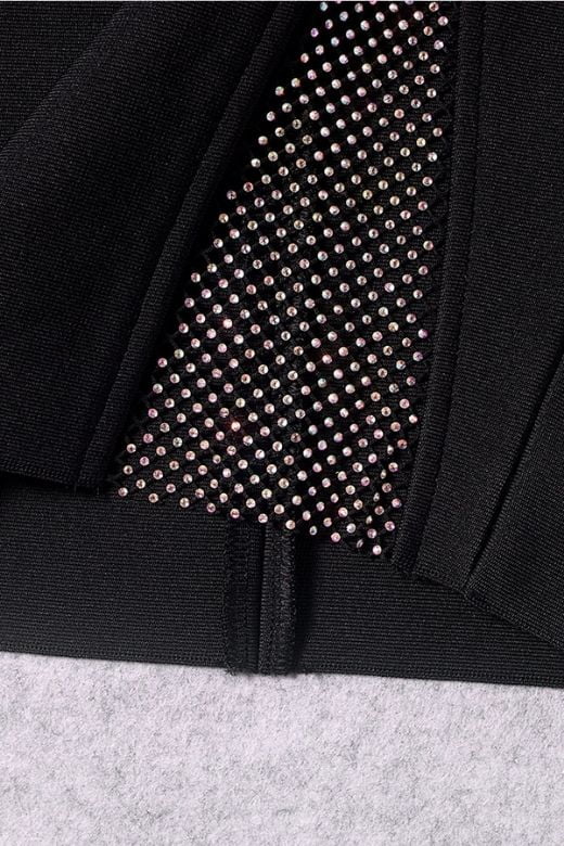 Sofie Bodycon Mini Dress - Classic Black - Image 12