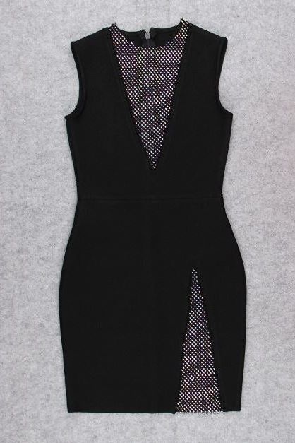 Sofie Bodycon Mini Dress - Classic Black - Image 8