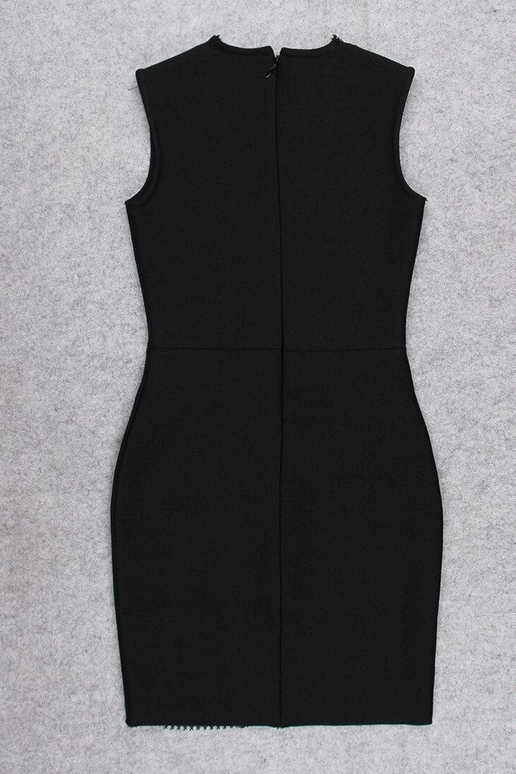 Sofie Bodycon Mini Dress - Classic Black - Image 9