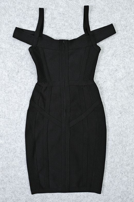 Sophia Bandage Mini Dress - Classic Black - Image 7