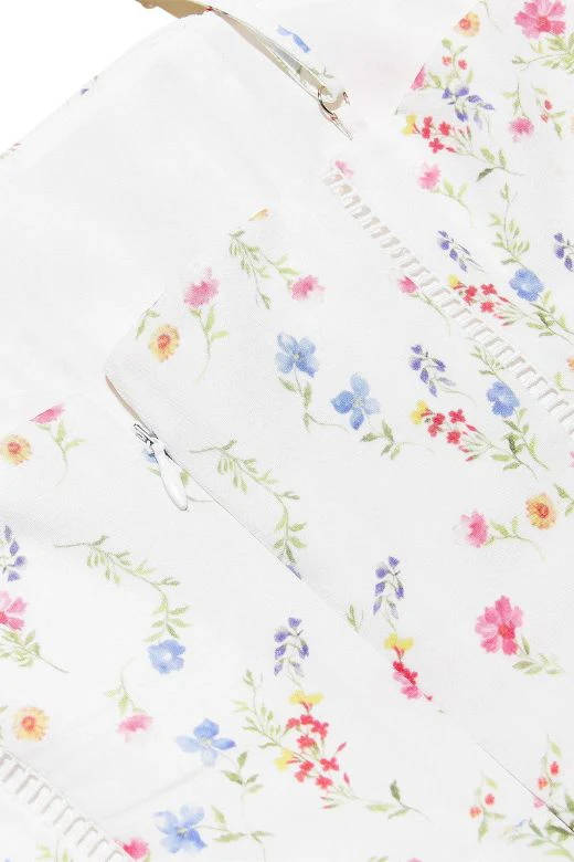 Tasmin Midi Dress - White Print - Image 10