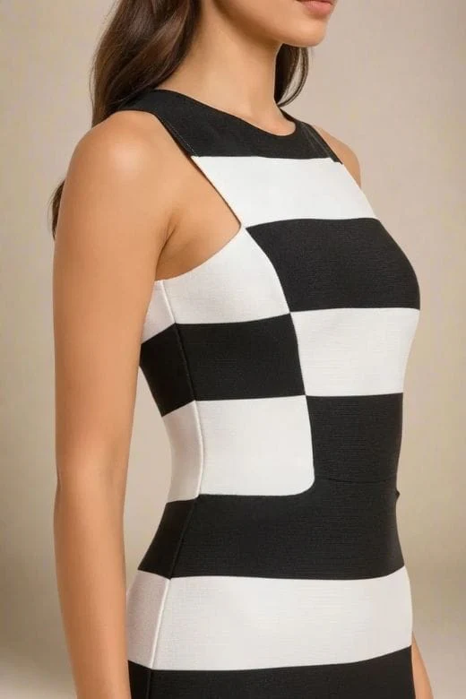 Veronica Bodycon Mini Dress - Classic Black - Image 2